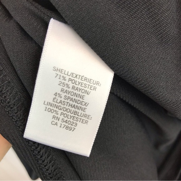 Banana Republic Black Sheath Dress, Ponte Knit with Gold Buttons, SZ 4 - Picture 9 of 9